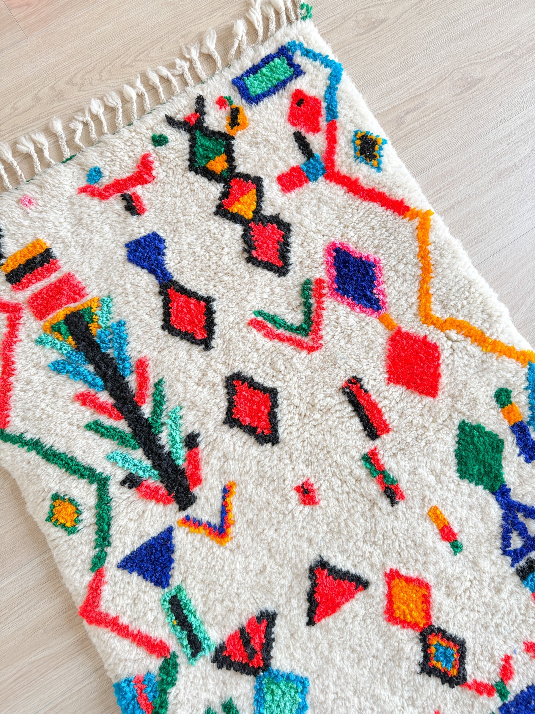 Tapis Berbère Coloré 83 X 133 Cm - N°1975