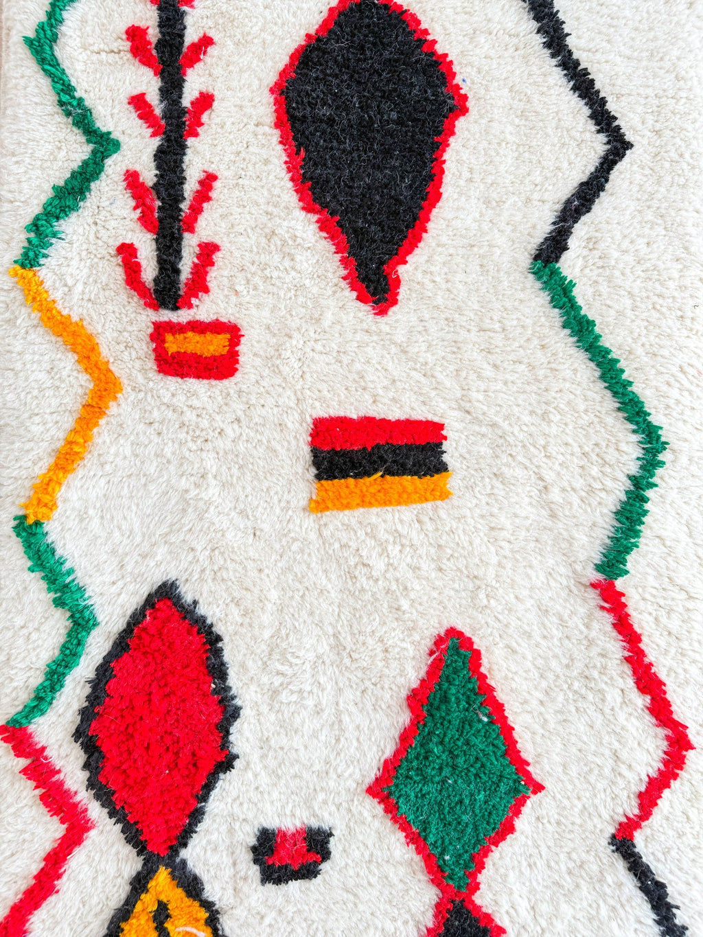 Tapis De Couloir Berbère Coloré 88 X 430 Cm - N°1989