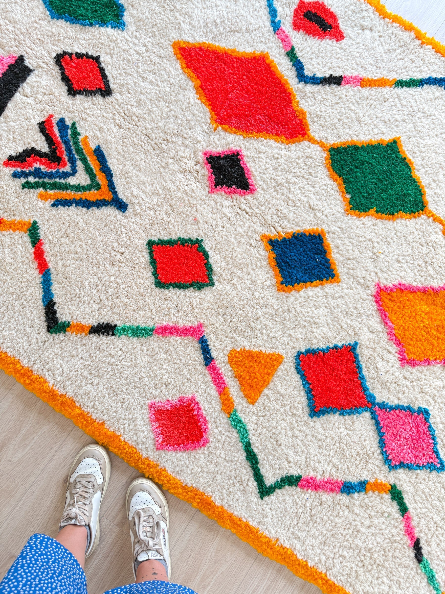 Tapis Berbère Coloré 154 X 276 Cm - N°1982