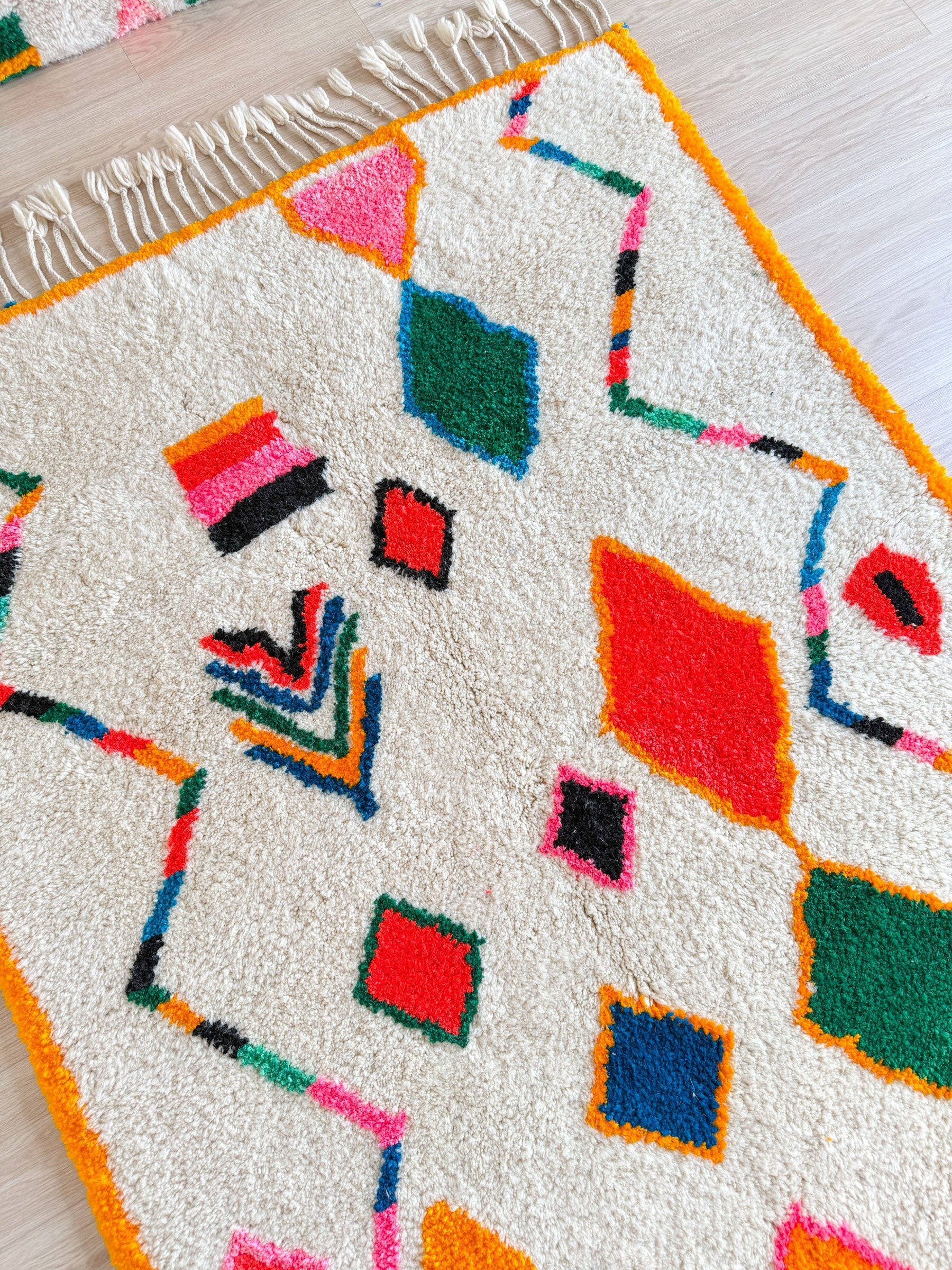Tapis Berbère Coloré 154 X 276 Cm - N°1982