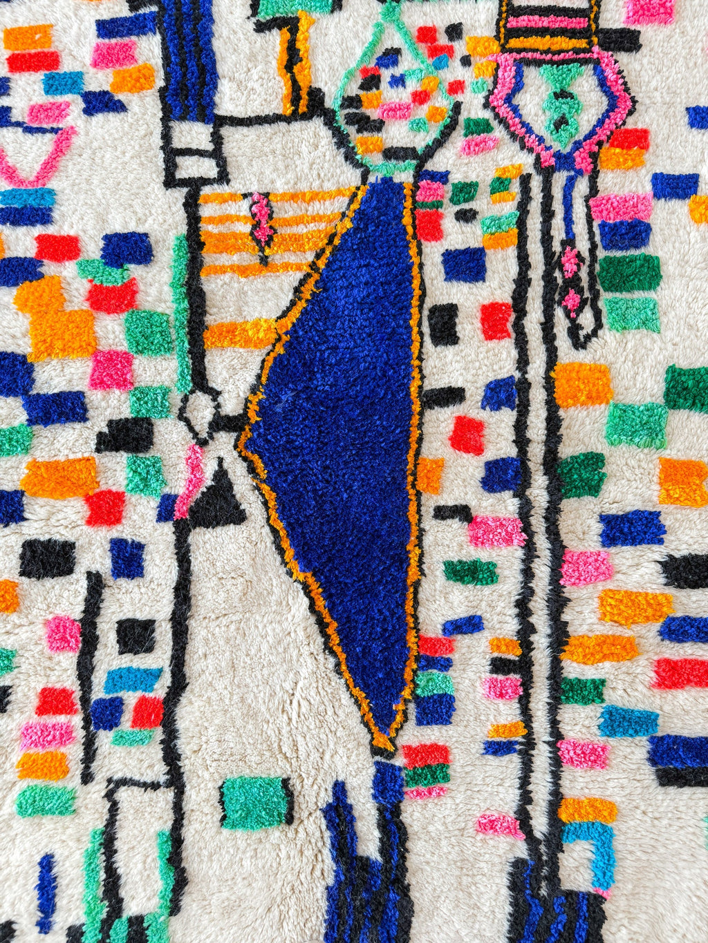 Tapis Berbère Coloré 157 X 221 Cm - N°1953