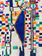 Tapis Berbère Coloré 157 X 221 Cm - N°1953