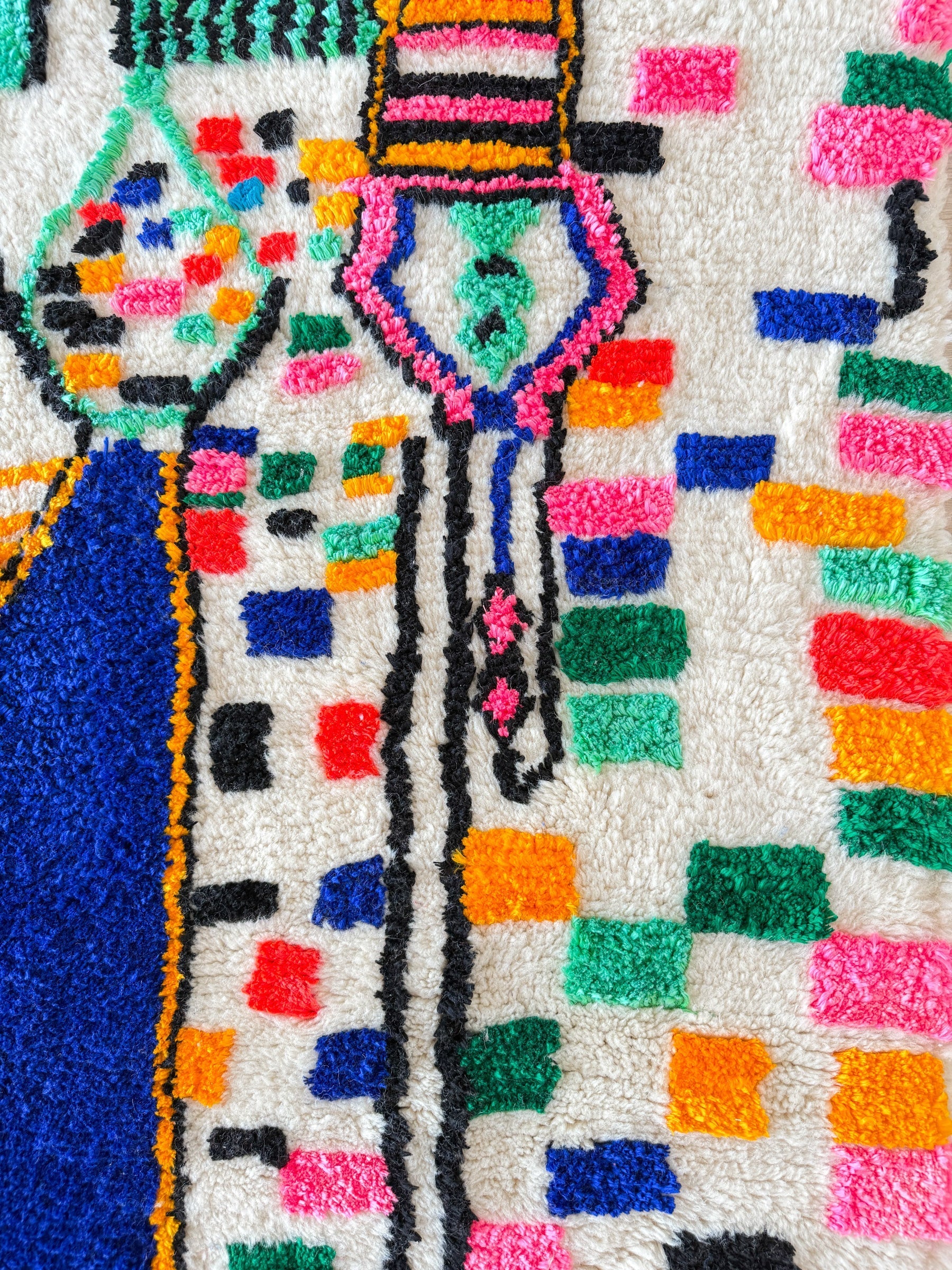 Tapis Berbère Coloré 157 X 221 Cm - N°1953