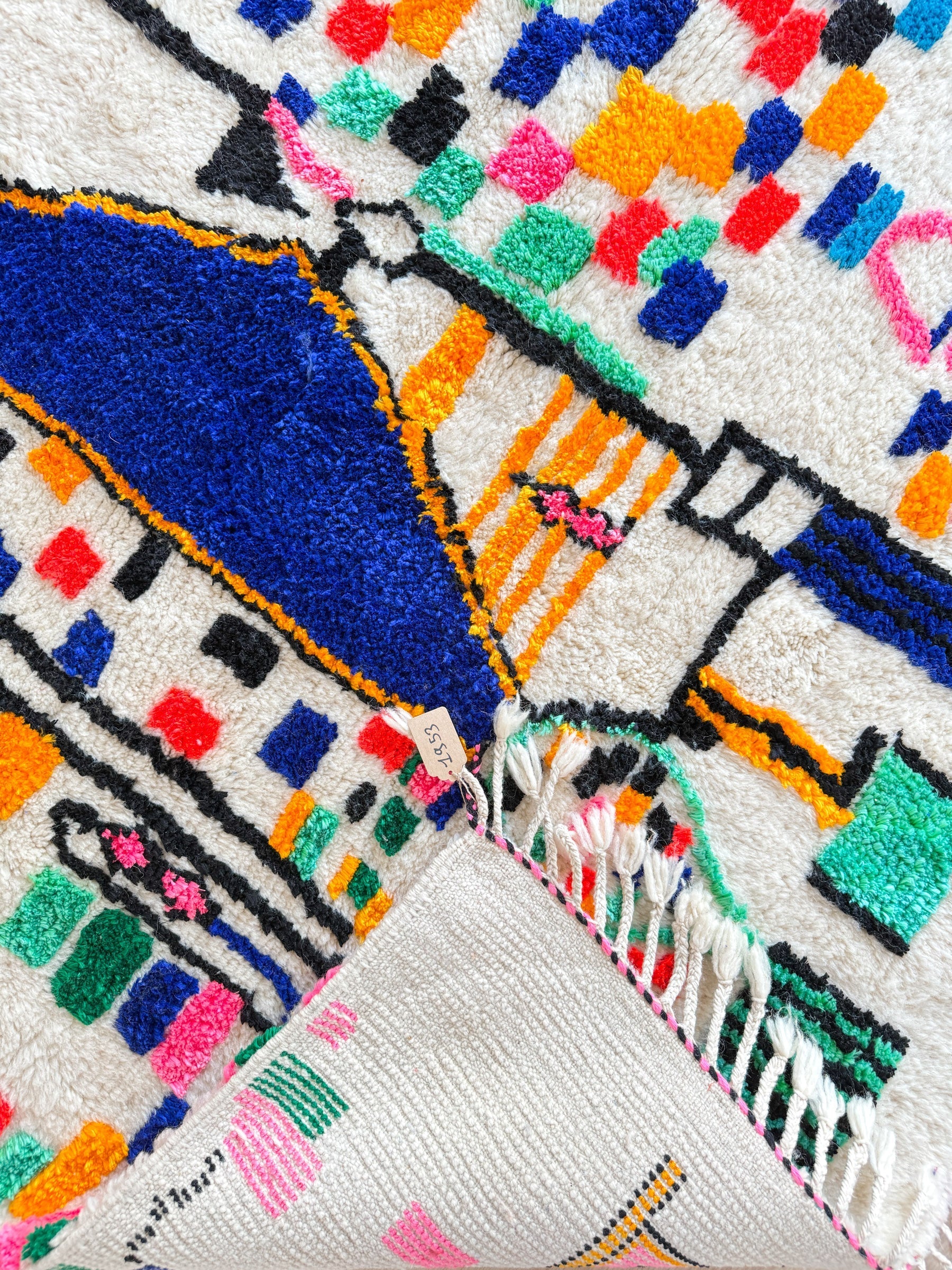 Tapis Berbère Coloré 157 X 221 Cm - N°1953