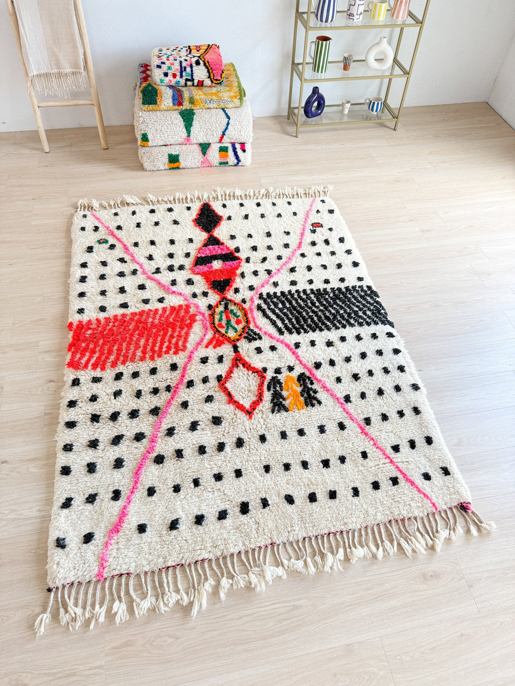 Tapis Berbère Coloré 163 X 245 Cm - N°1985