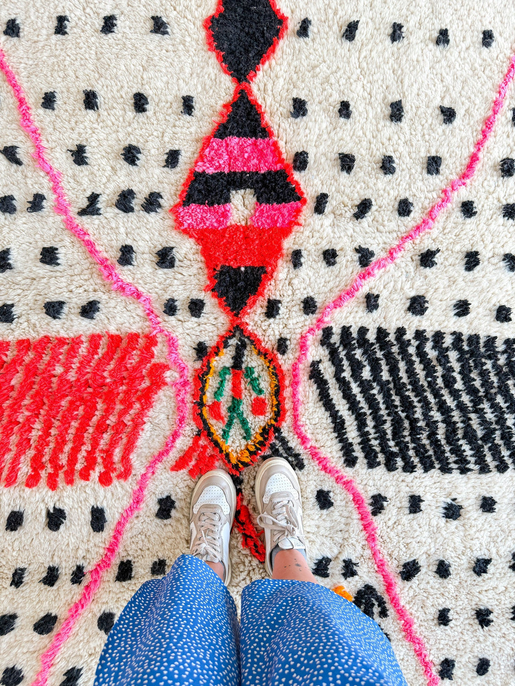 Tapis Berbère Coloré 163 X 245 Cm - N°1985