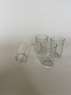 Esemble De 4 Verres Vintage