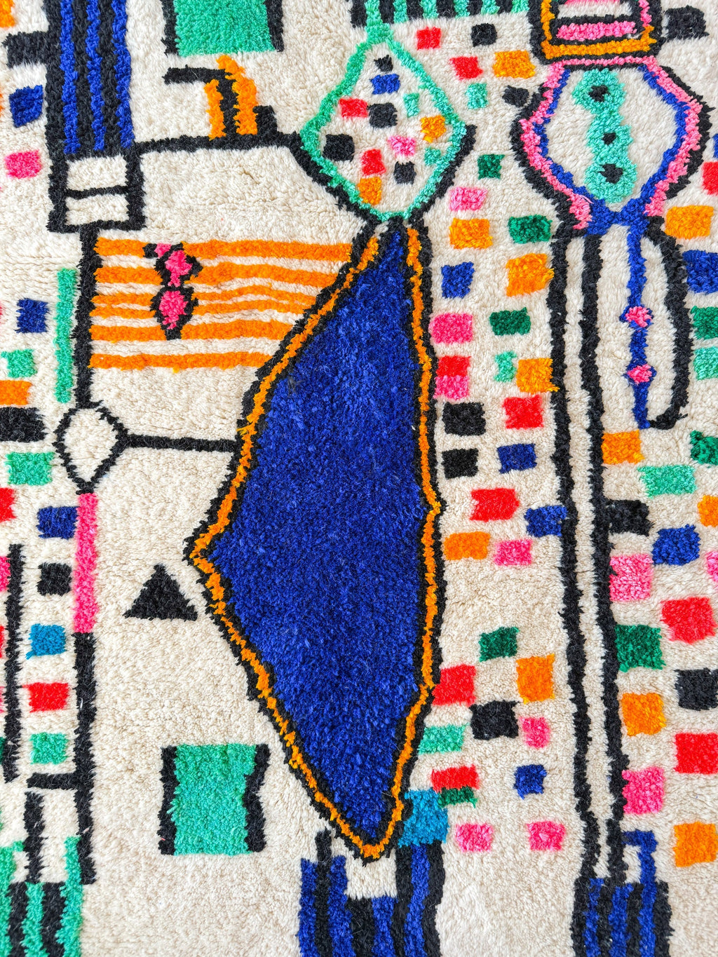 Tapis Berbère Coloré 157 X 219 Cm - N°1979