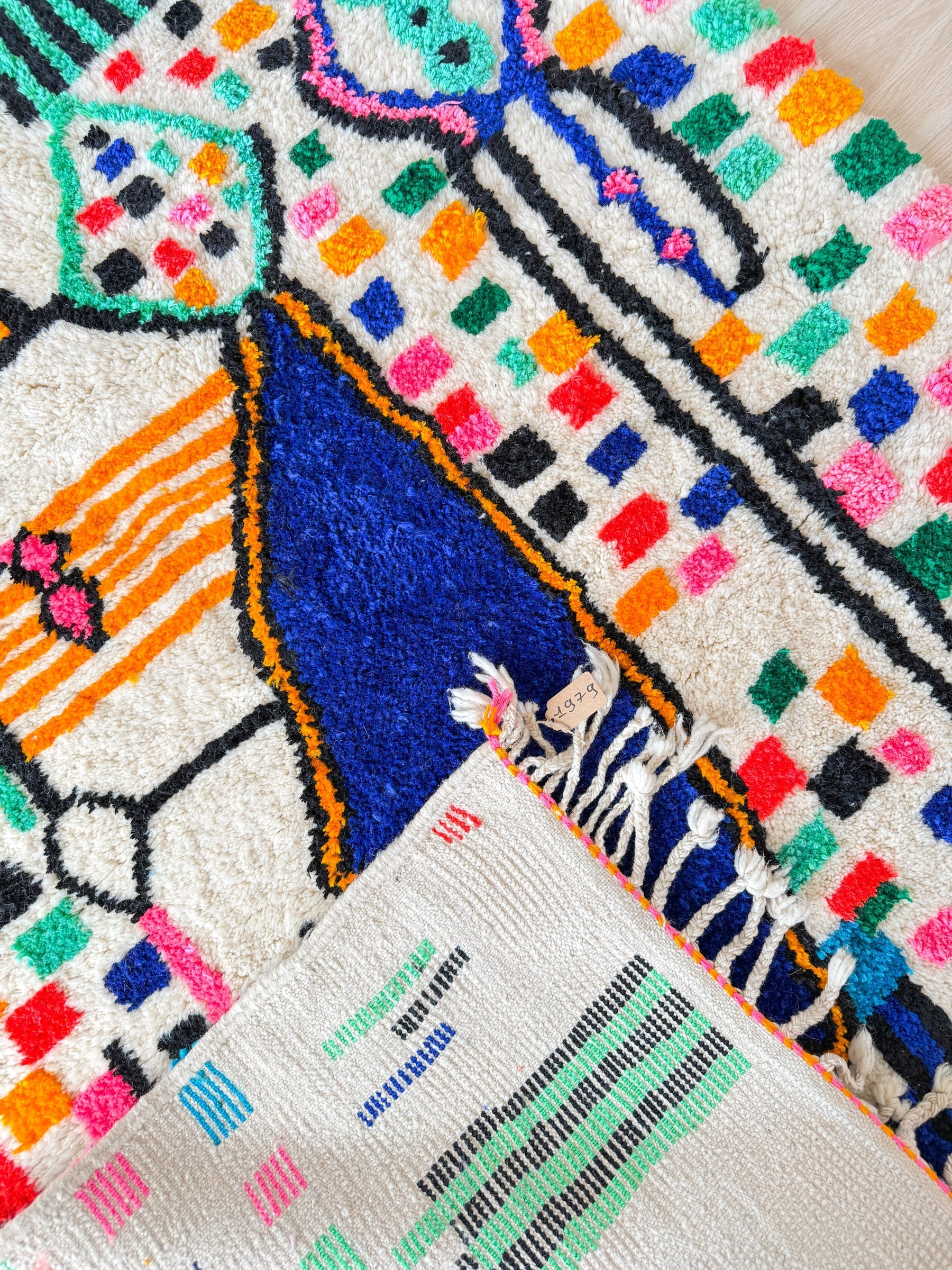 Tapis Berbère Coloré 157 X 219 Cm - N°1979