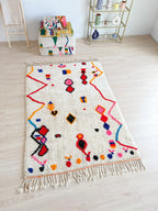 Tapis Berbère Coloré 151 X 242 Cm - N°1924