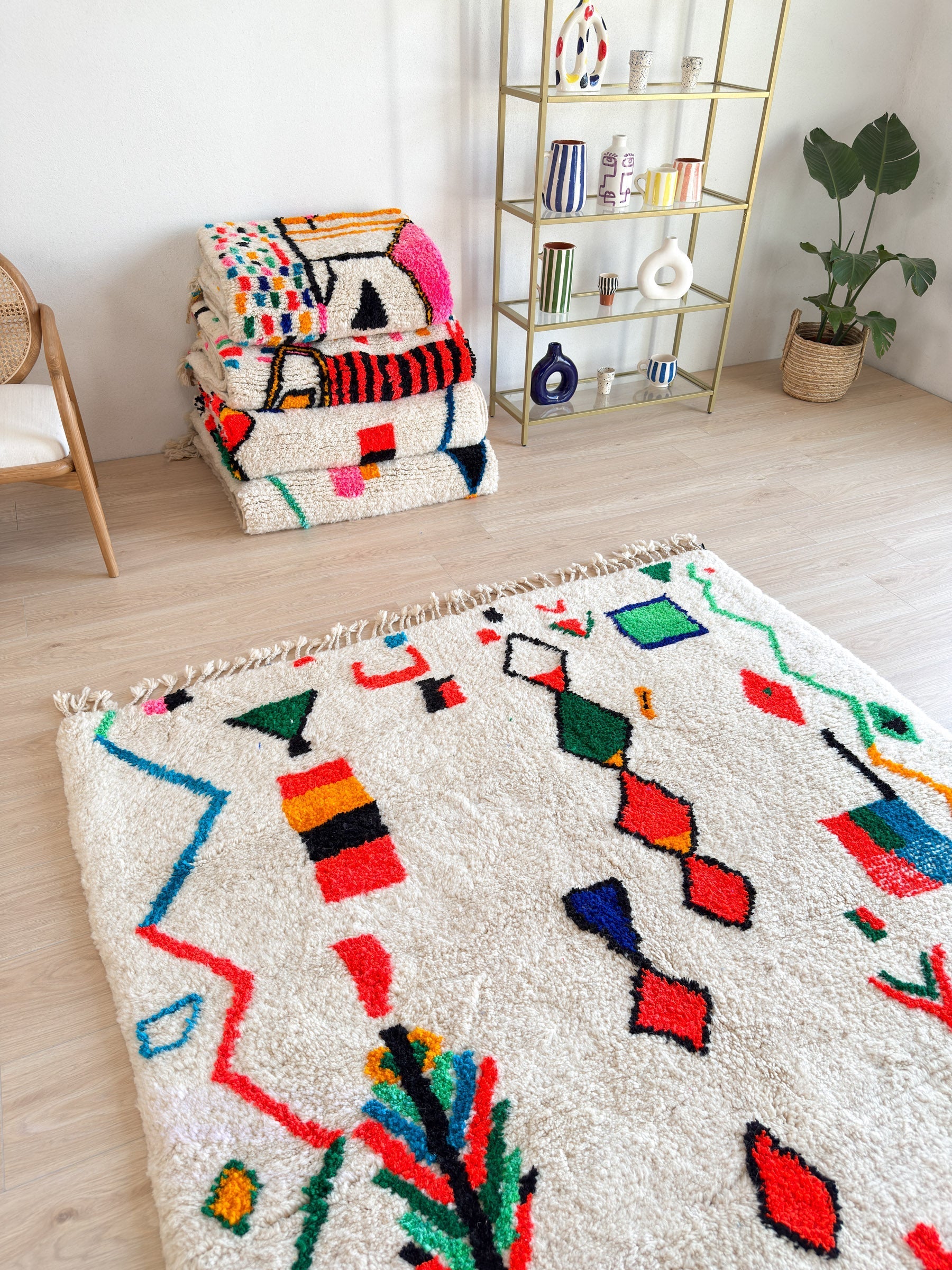 Tapis Berbère Coloré 175 X 288 Cm - N°1767