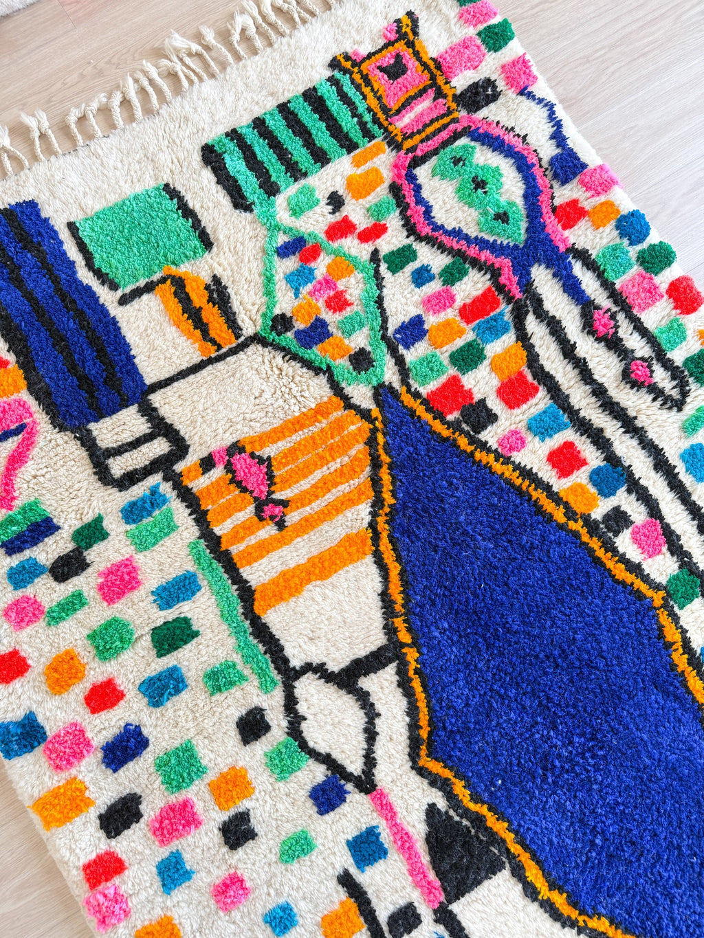 Tapis Berbère Coloré 161 X 278 Cm - N°2012