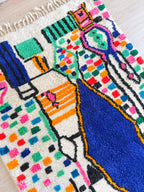 Tapis Berbère Coloré 161 X 278 Cm - N°2012