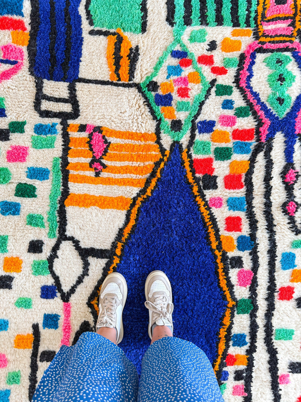 Tapis Berbère Coloré 161 X 278 Cm - N°2012