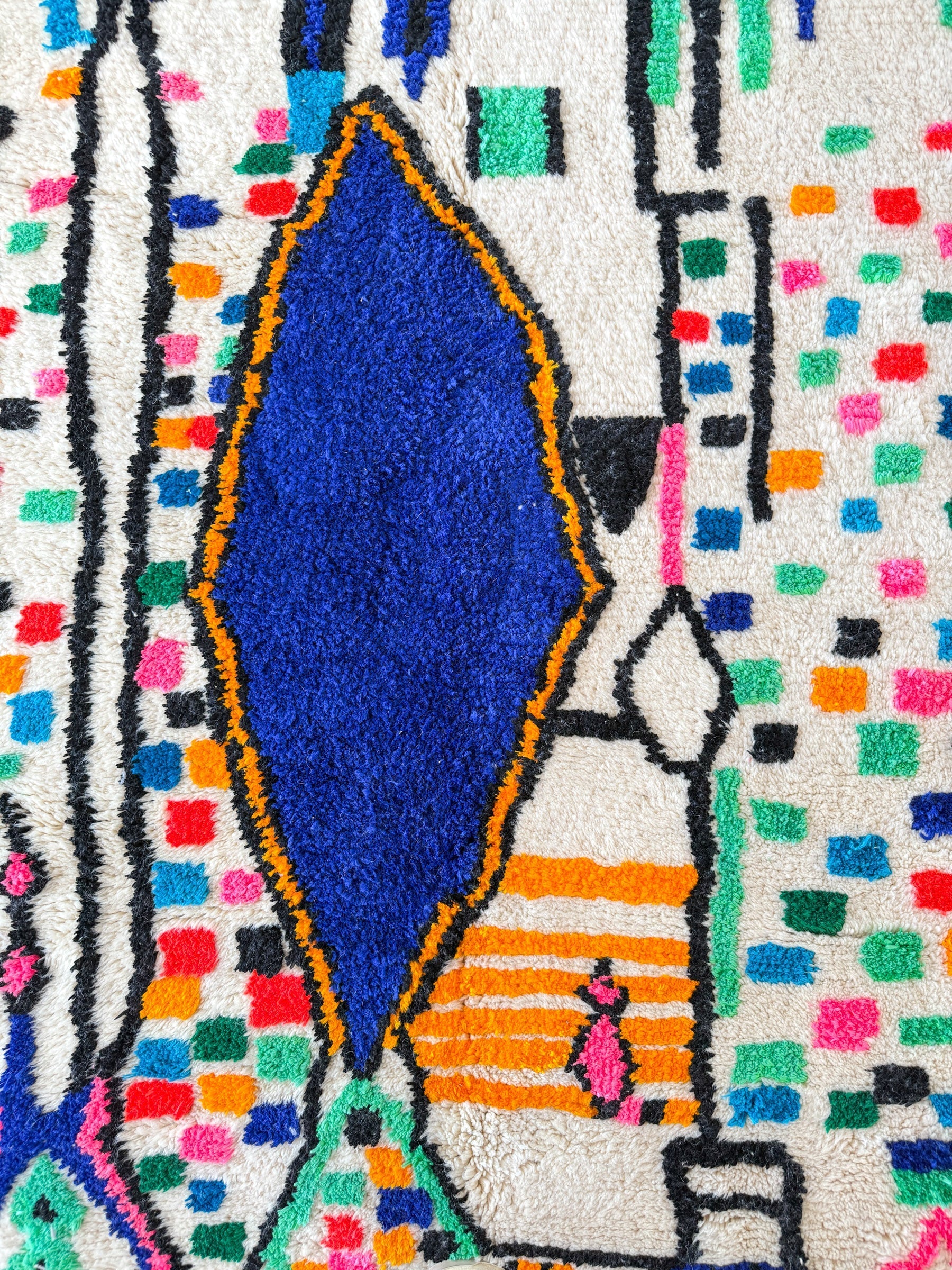 Tapis Berbère Coloré 161 X 278 Cm - N°2012