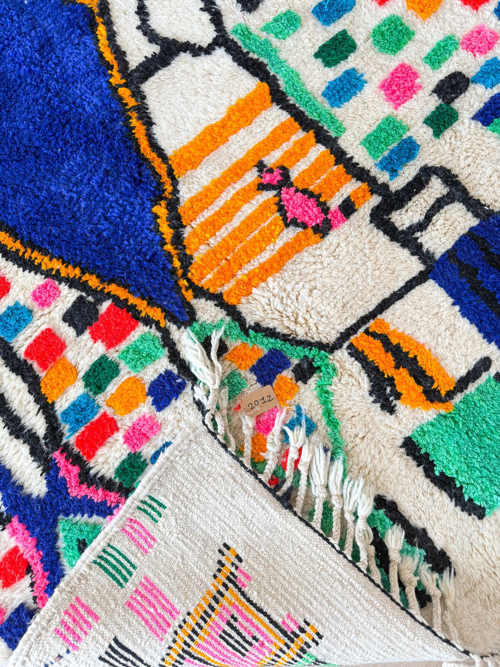 Tapis Berbère Coloré 161 X 278 Cm - N°2012