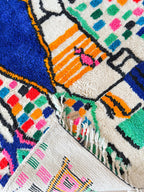 Tapis Berbère Coloré 161 X 278 Cm - N°2012
