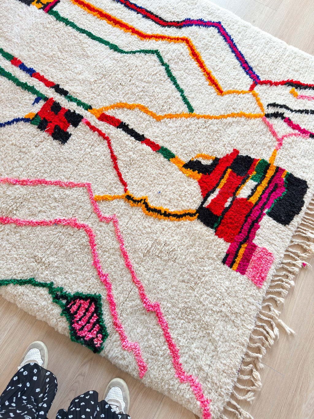 Tapis Berbère Coloré 185 X 296 Cm - N°1619