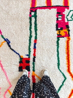 Tapis Berbère Coloré 185 X 296 Cm - N°1619