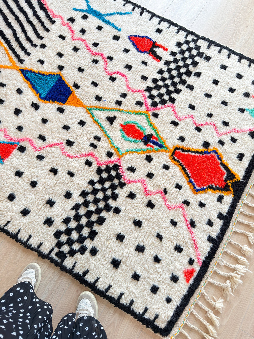 Tapis Berbère Coloré 157 X 275 Cm - N°1901