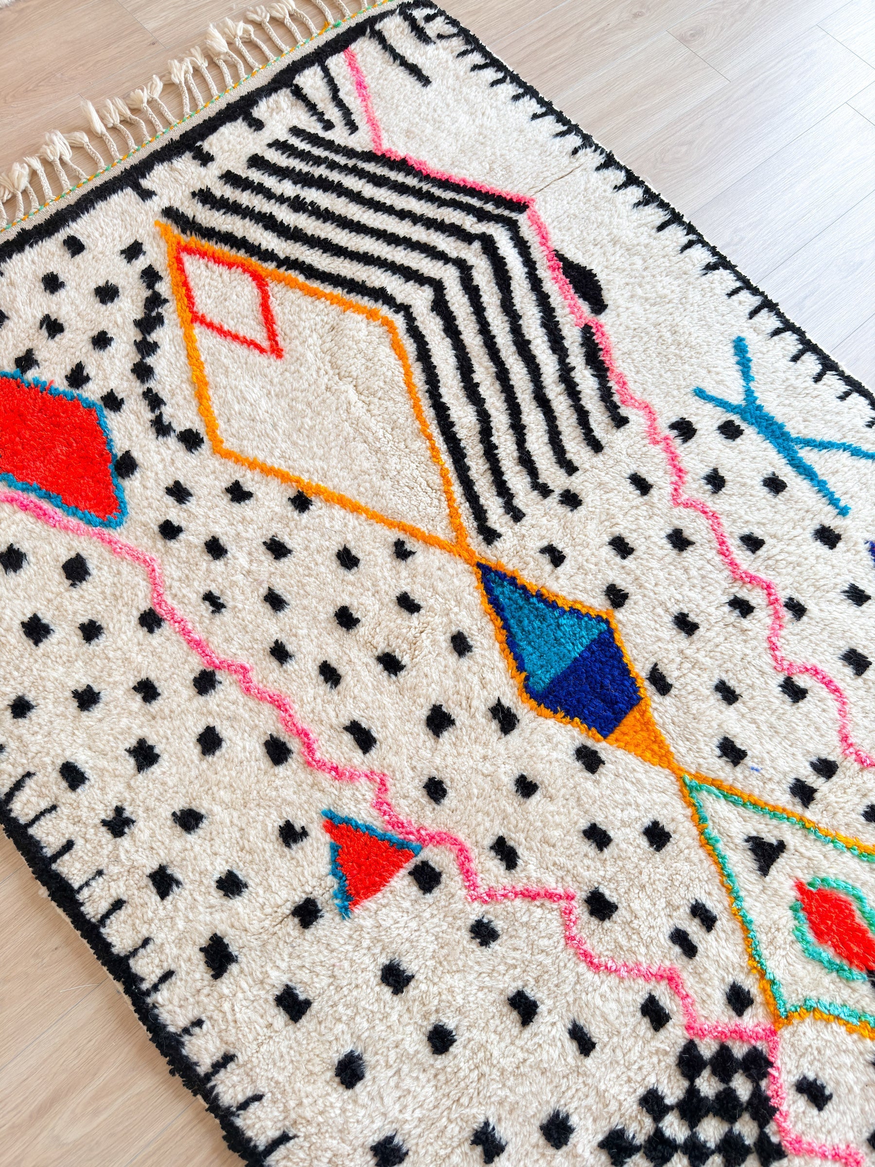 Tapis Berbère Coloré 157 X 275 Cm - N°1901