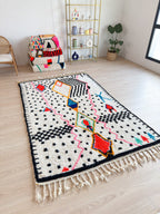 Tapis Berbère Coloré 157 X 275 Cm - N°1901
