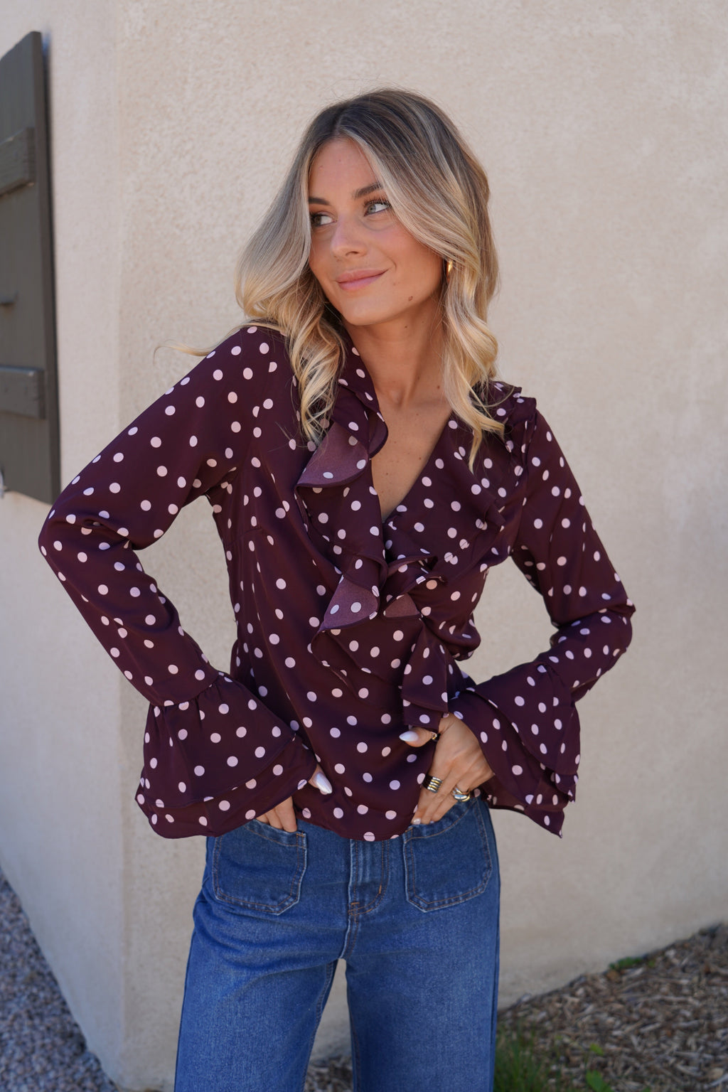 Blouse Mona Bordeaux