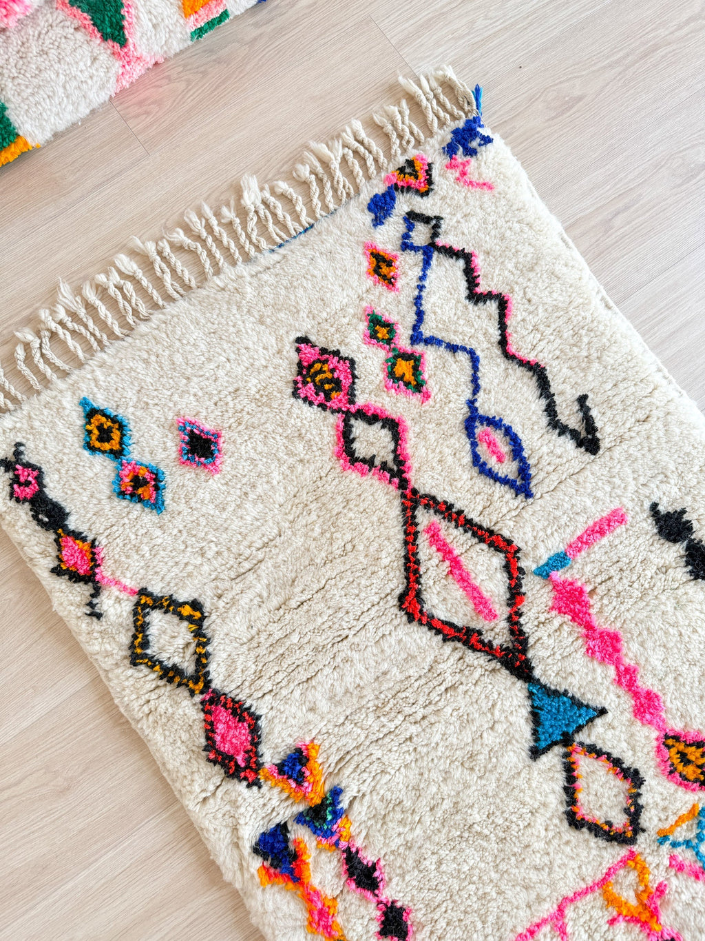 Tapis Berbère Coloré 87 X 141 Cm - N°1915