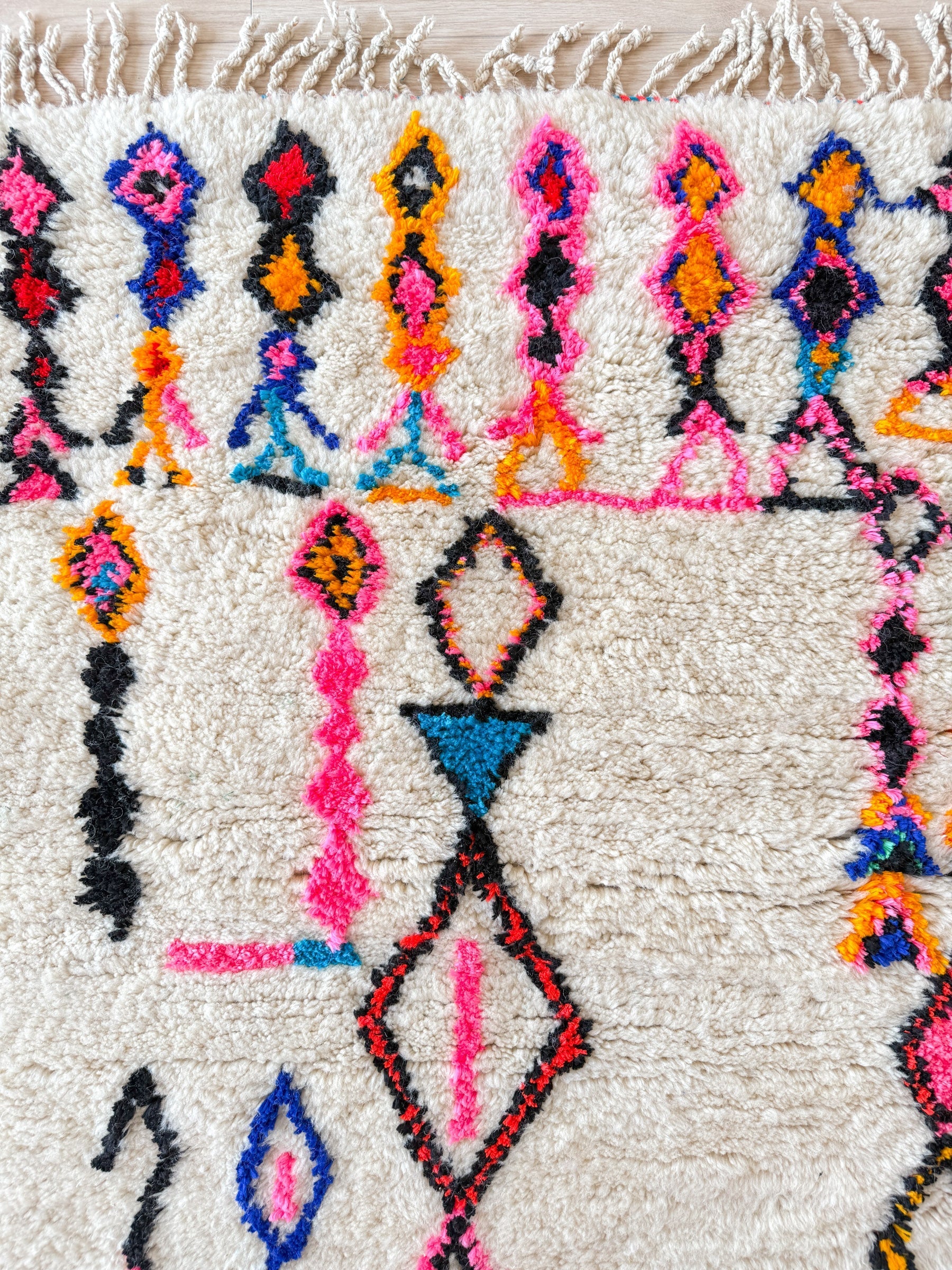 Tapis Berbère Coloré 87 X 141 Cm - N°1915