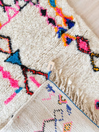 Tapis Berbère Coloré 87 X 141 Cm - N°1915