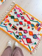 Tapis Berbère Coloré 83 X 125 Cm - N°1999