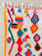 Tapis Berbère Coloré 83 X 125 Cm - N°1999
