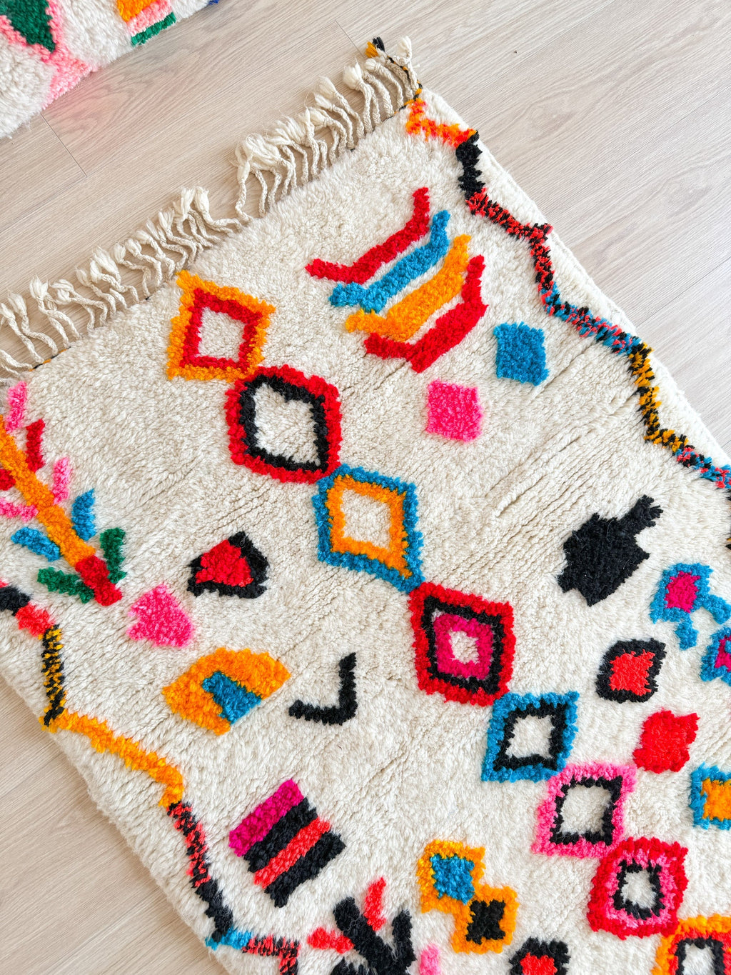 Tapis Berbère Coloré 85 X 137 Cm - N°1991