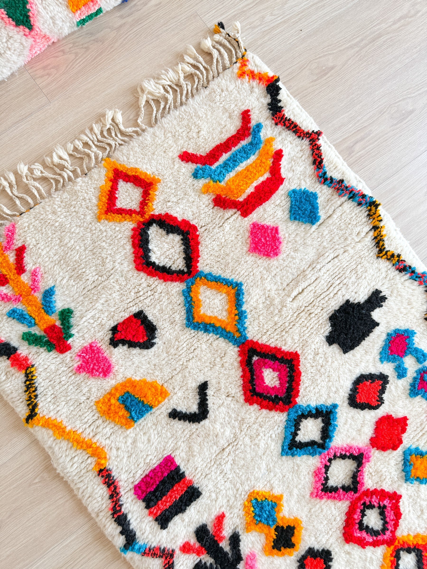 Tapis Berbère Coloré 85 X 137 Cm - N°1991