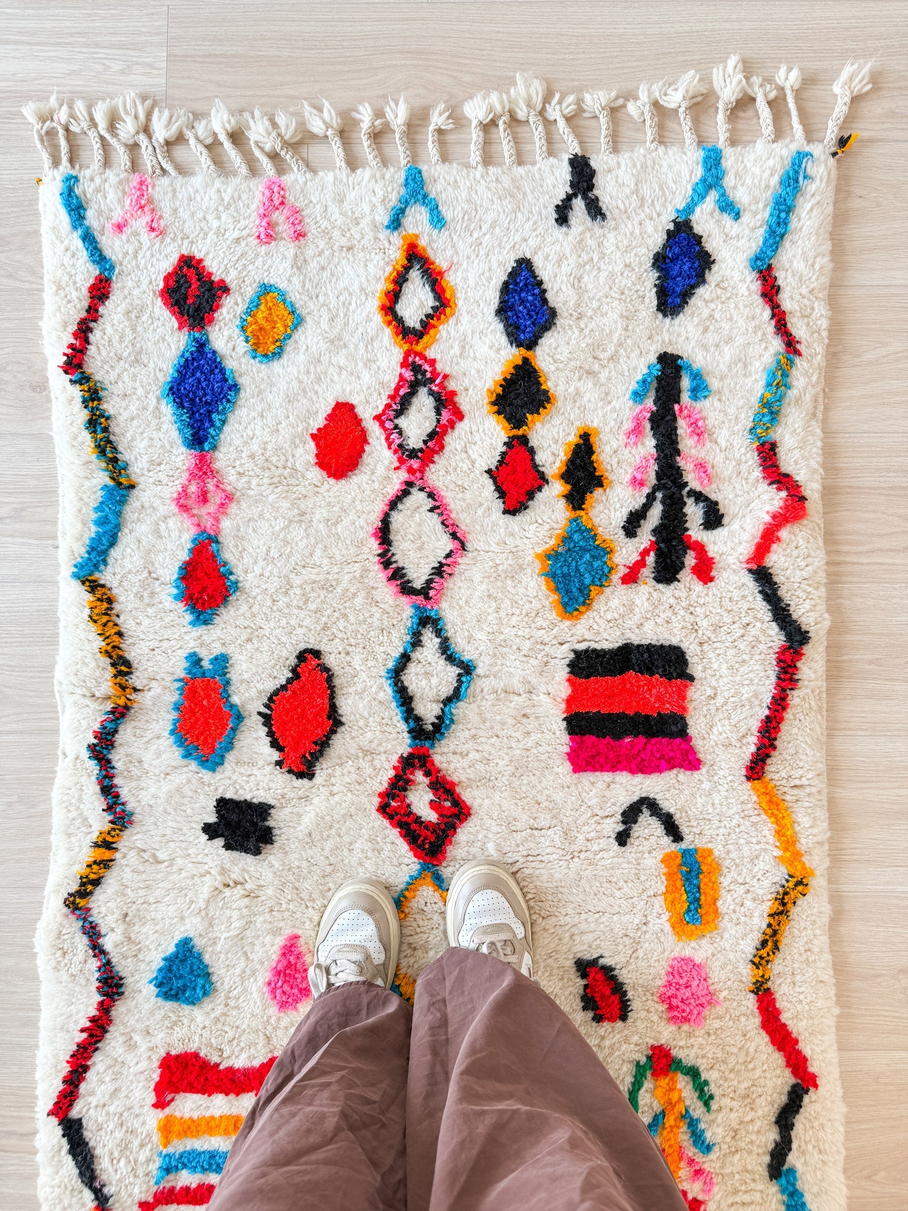 Tapis Berbère Coloré 97 X 150 Cm - N°2031