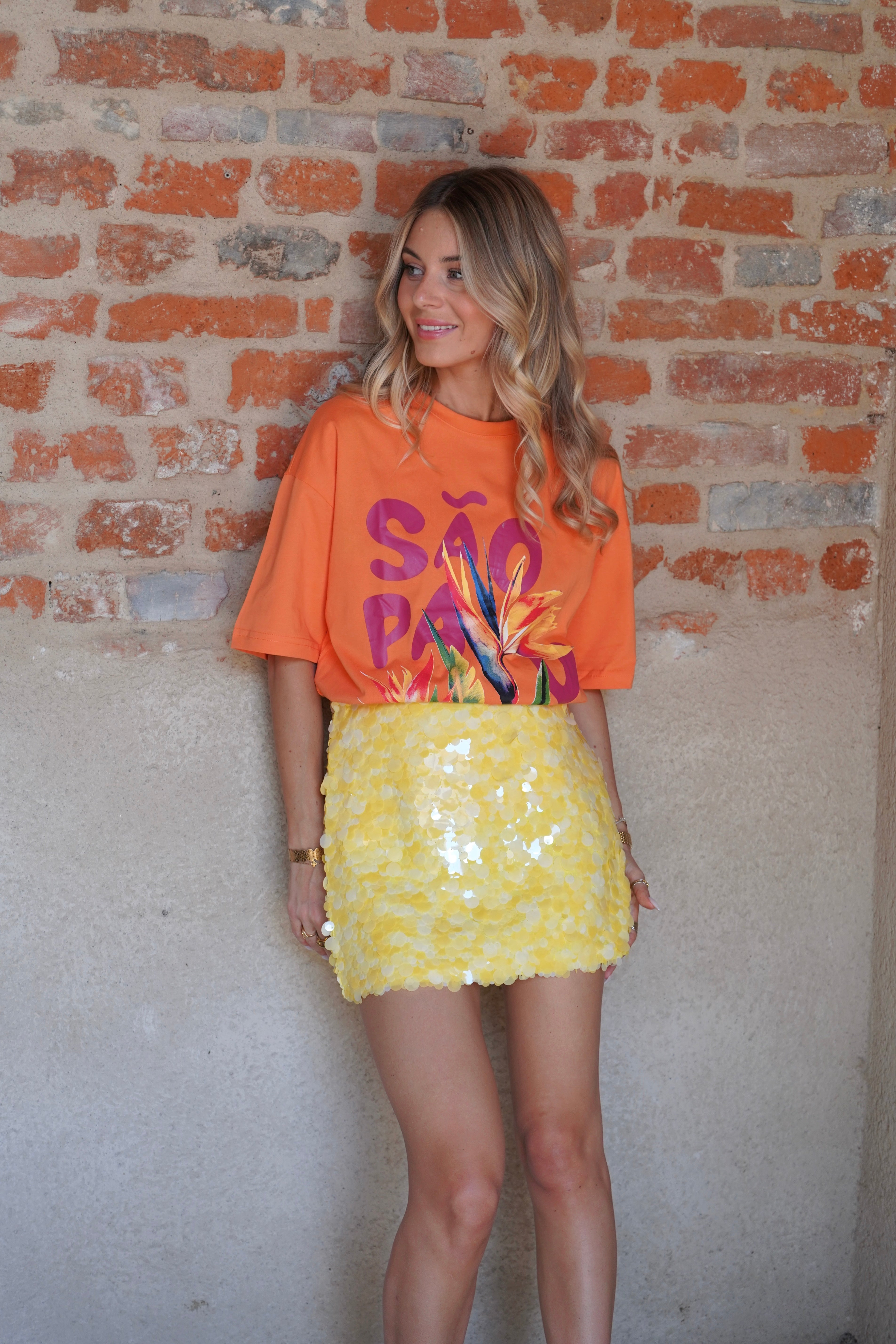 T-Shirt Sao Paulo Orange