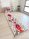 Tapis Berbère De Couloir 94 X 334 Cm - N°1898