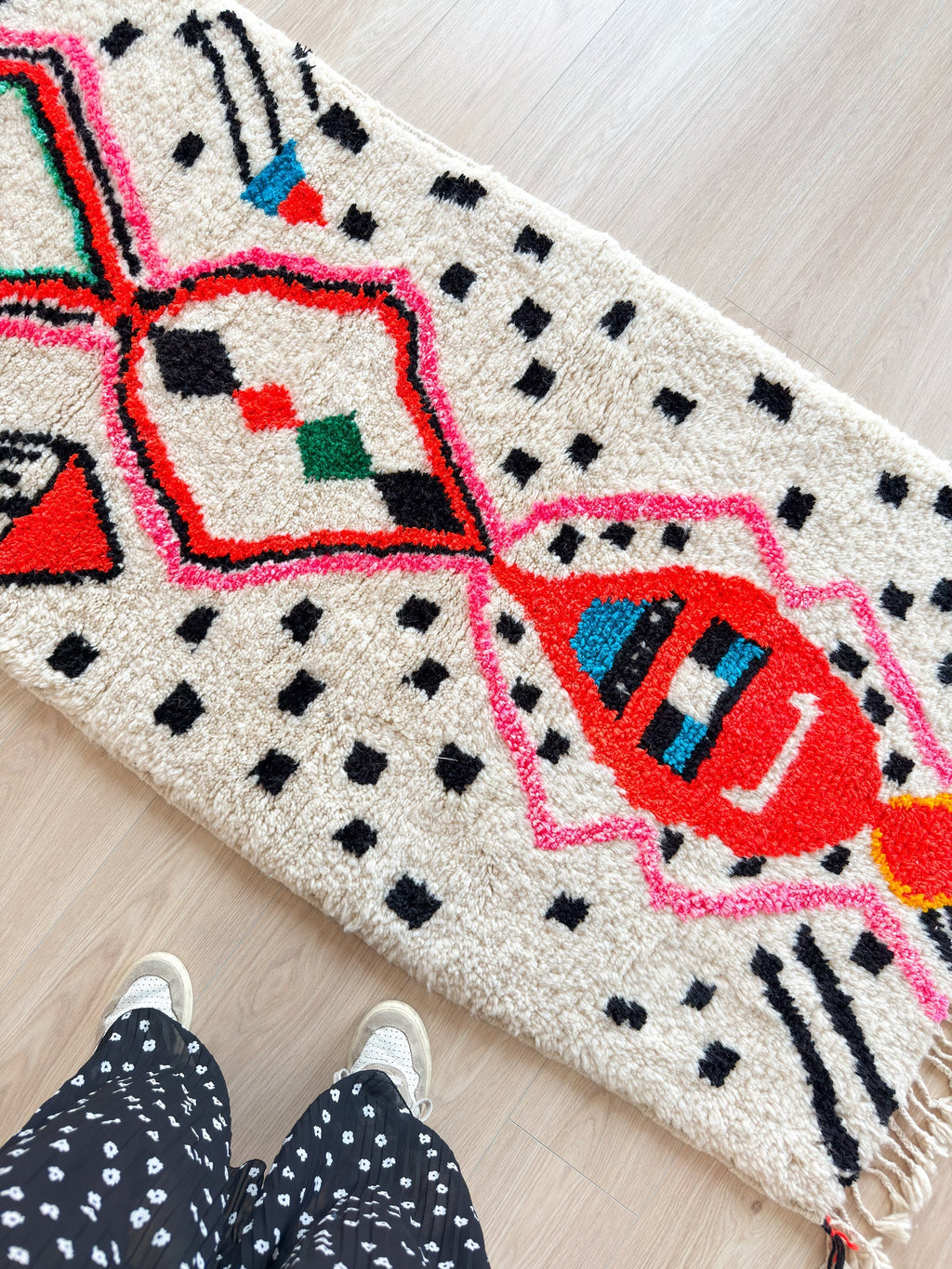 Tapis Berbère De Couloir 94 X 334 Cm - N°1898