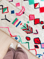 Tapis Berbère Coloré 146 X 240 Cm - N°1510