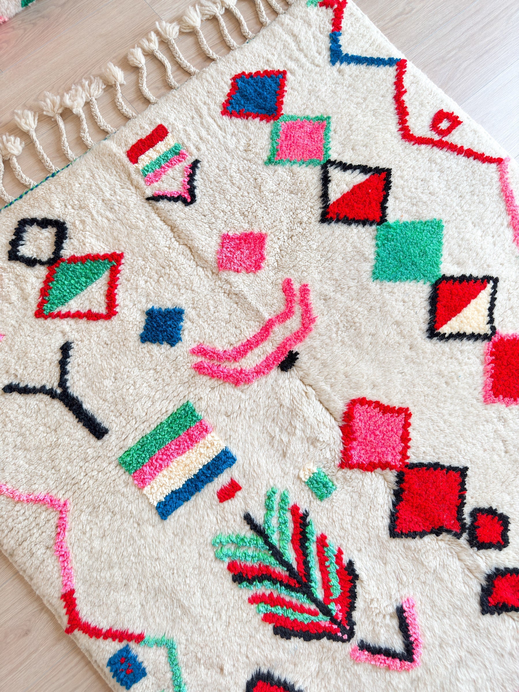 Tapis Berbère Coloré 146 X 240 Cm - N°1510