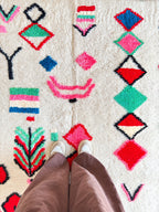Tapis Berbère Coloré 146 X 240 Cm - N°1510