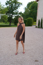 Robe Camelia Marron