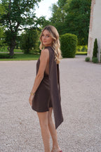 Robe Camelia Marron