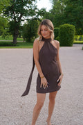 Robe Camelia Marron