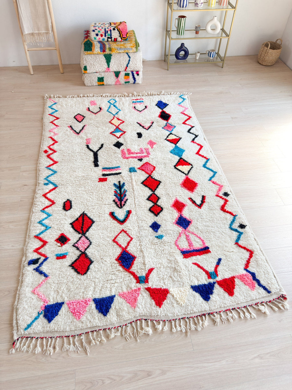 Tapis Berbère Coloré 172 X 285 Cm - N°1386
