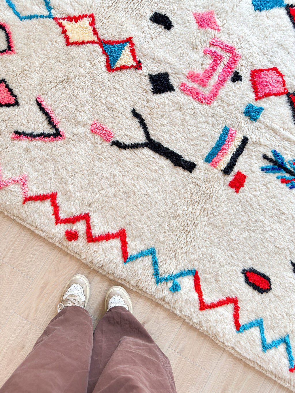 Tapis Berbère Coloré 172 X 285 Cm - N°1386