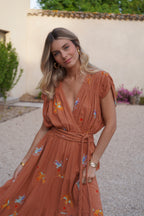 Robe Gold Bird Terracotta