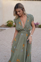 Robe Gold Bird Kaki