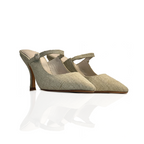 Mules Mary Jane Linen 75