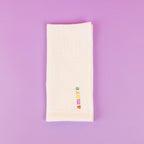 Serviette de table brodée en gaze de coton - Summer - INSIDE Box - Shop - Conseil